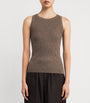 Wool-Cashmere Sweater Tank Top HAZELNUT BROWN