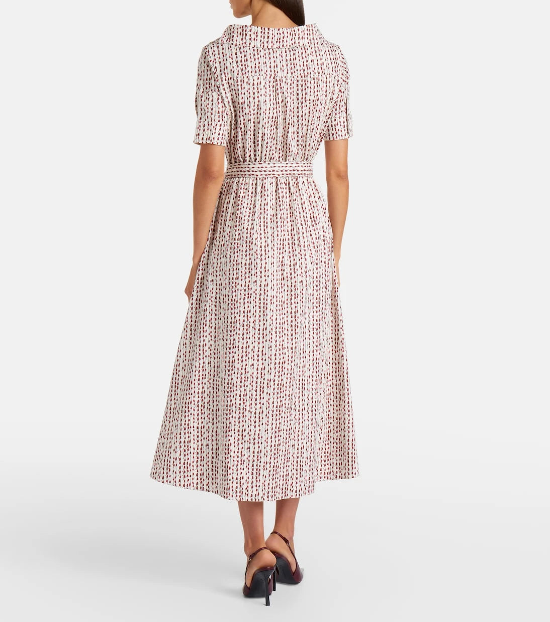 Altuzarra - Lydia printed cotton-blend wrap dress