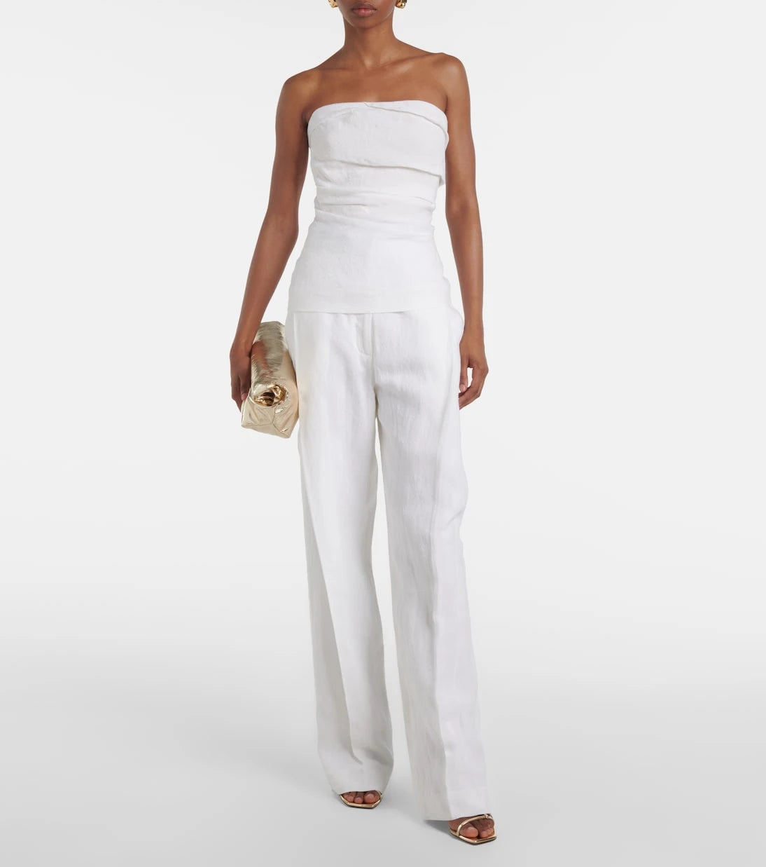 Tove - Gabrielle linen wide-leg pants