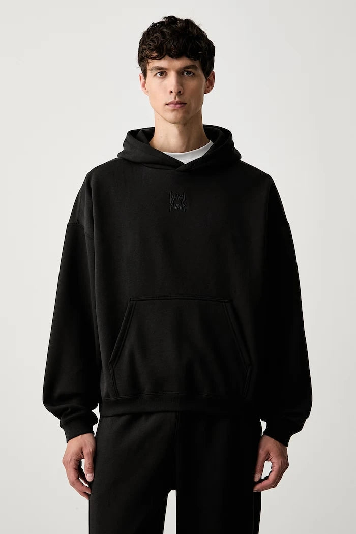 Puma kapüşonlu erkek pamuklu sweatshirt FUNDAMENTALS