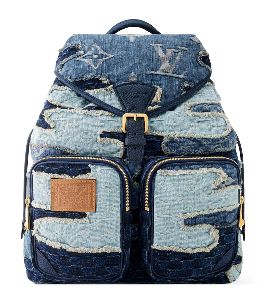 LOUIS VUITTON Denim Montsouris Cargo Backpack