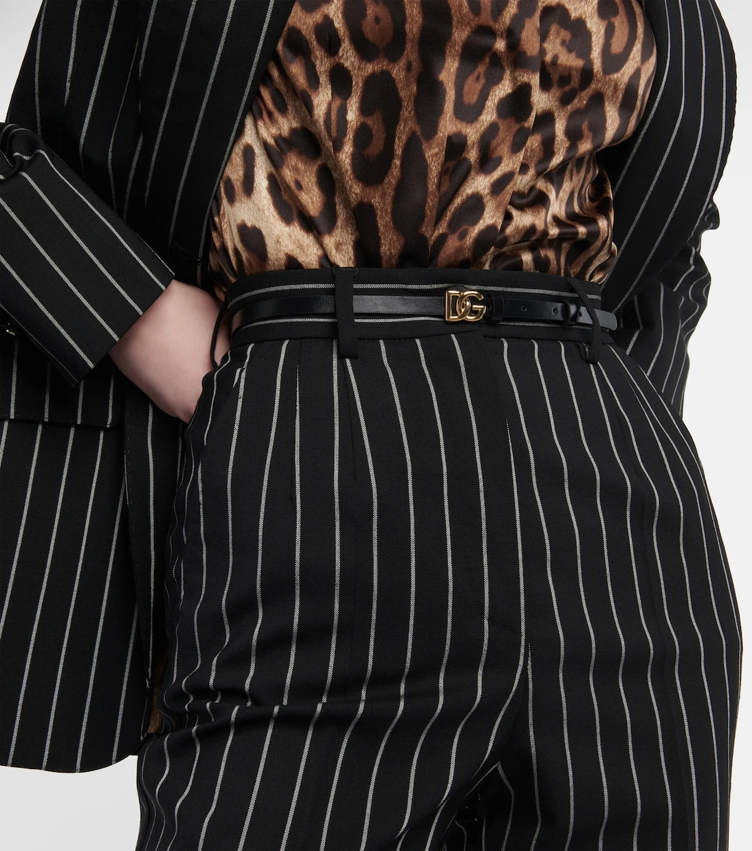 Dolce&Gabbana - DG leather belt