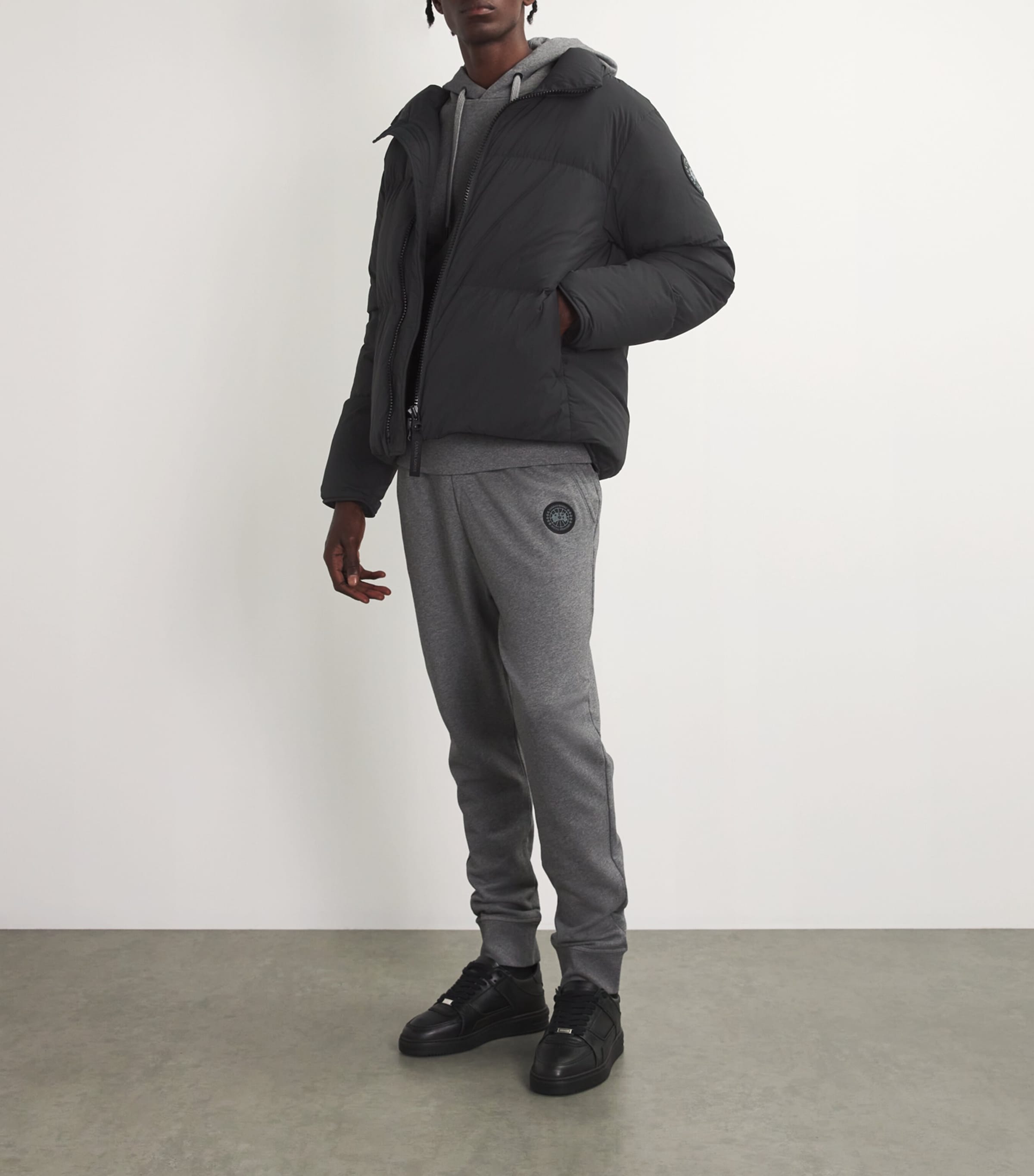 Black Down Lawrence Puffer Jacket