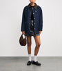 Sandro Paris Blue Denim Chore Jacket