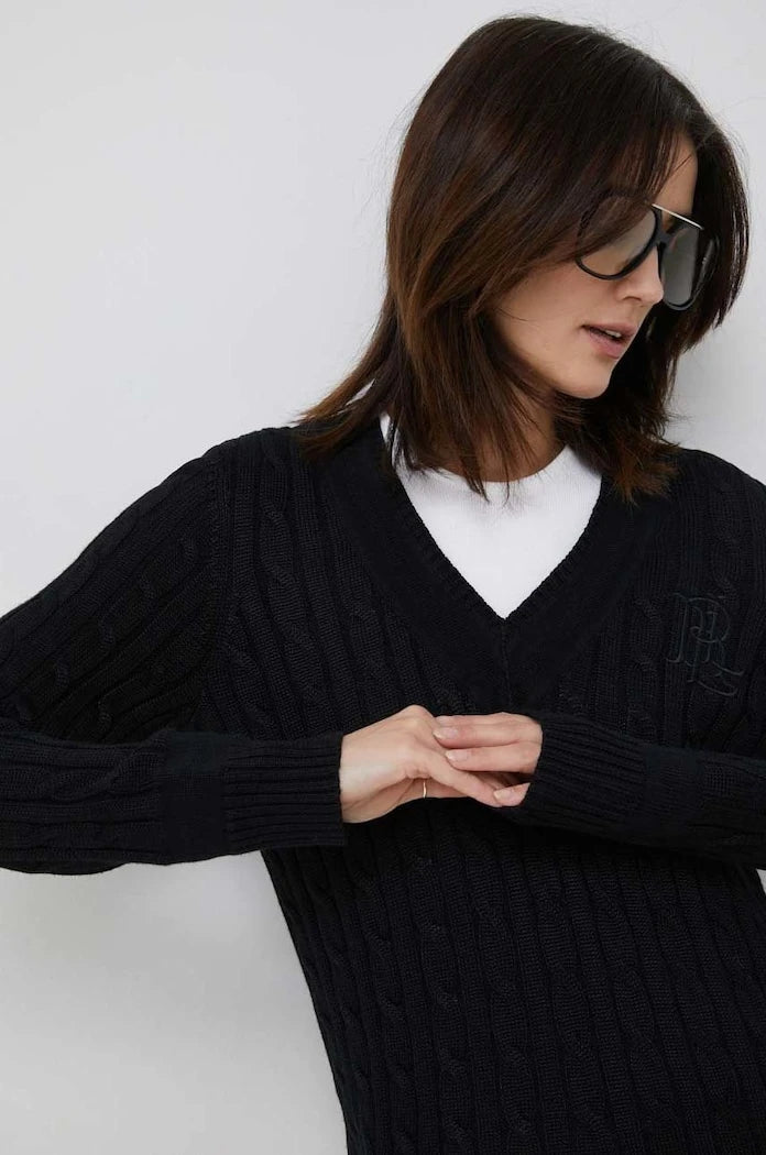 Lauren Ralph Lauren pamuklu kadın kazak