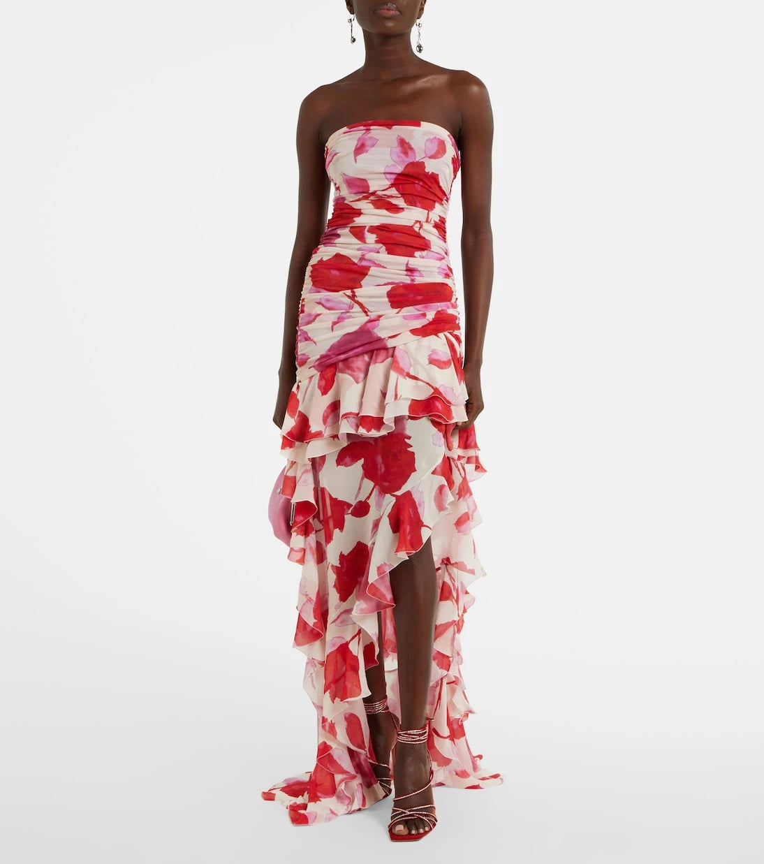 Blumarine - Georg ruffled asymmetric maxi dress