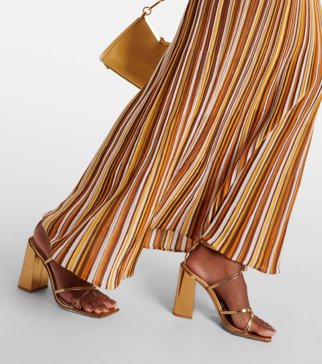 Faithfull - Citara striped cotton-blend maxi dress