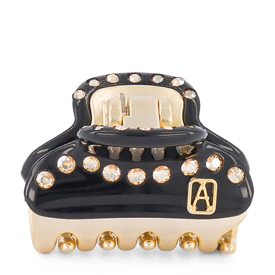 Alexandre de Paris Gold-Plated Crystal-Embellished Claw Hair Clip