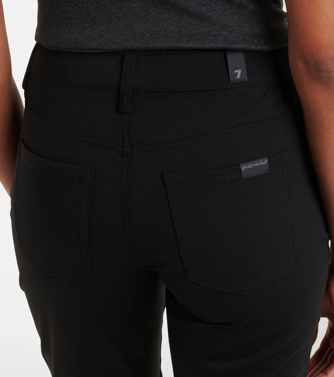 7 For All Mankind - Capri mid-rise skinny jeans