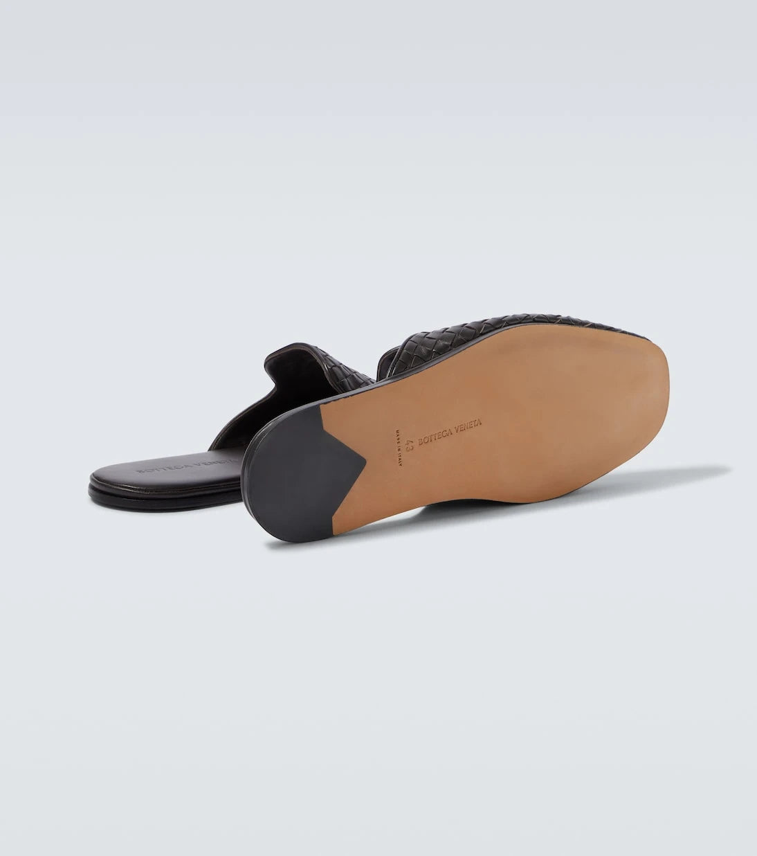Bottega Veneta - Palazzo Intrecciato leather mules
