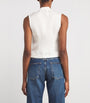Claudie Pierlot White Lavallière-Neck Top