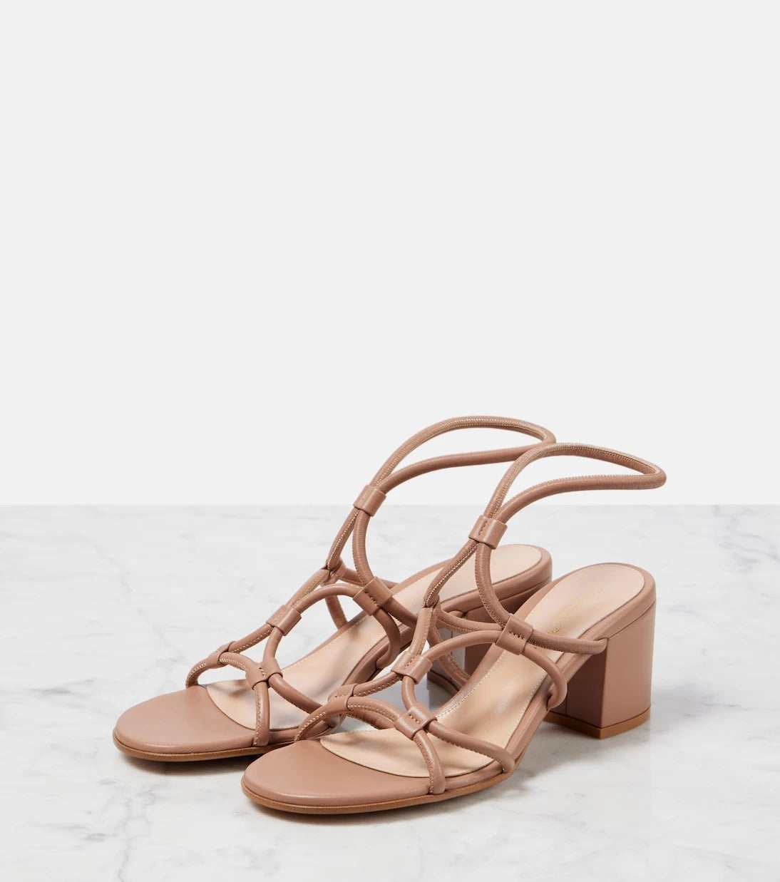 Gianvito Rossi - Cage 60 leather sandals