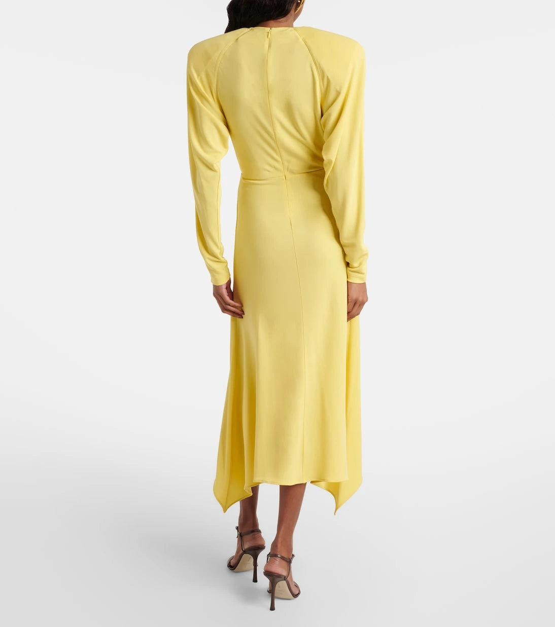 Stella McCartney - Draped jersey midi dress