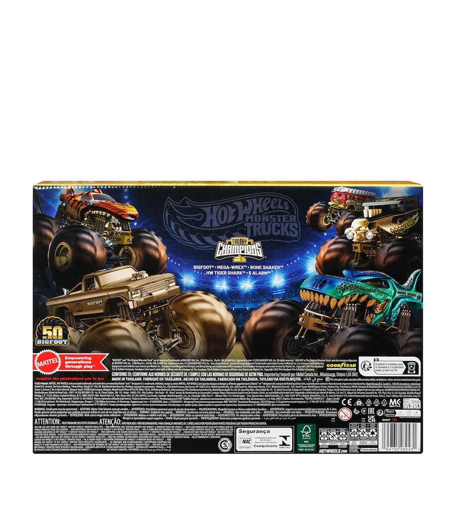 Hot Wheels Monster Trucks Trophy Champions Collection