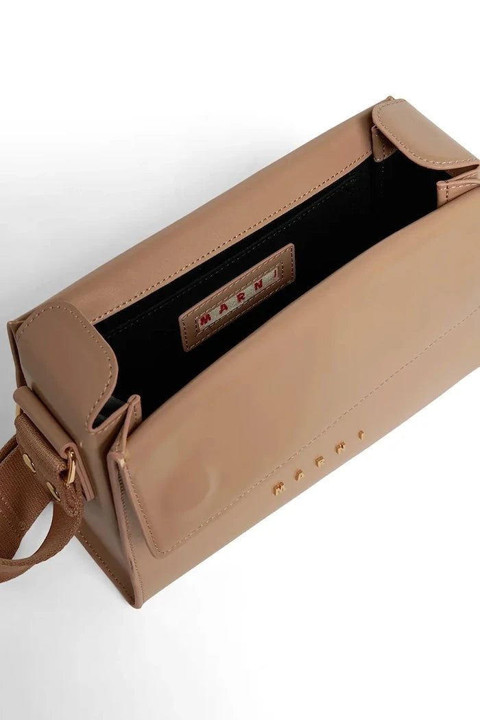 Marni çocuklar için suni deri crossbody çanta