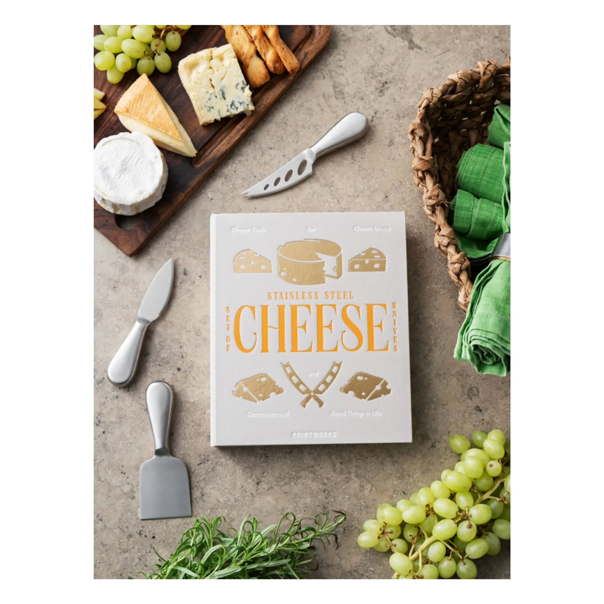 PrintWorks - Cheese Utensils Set