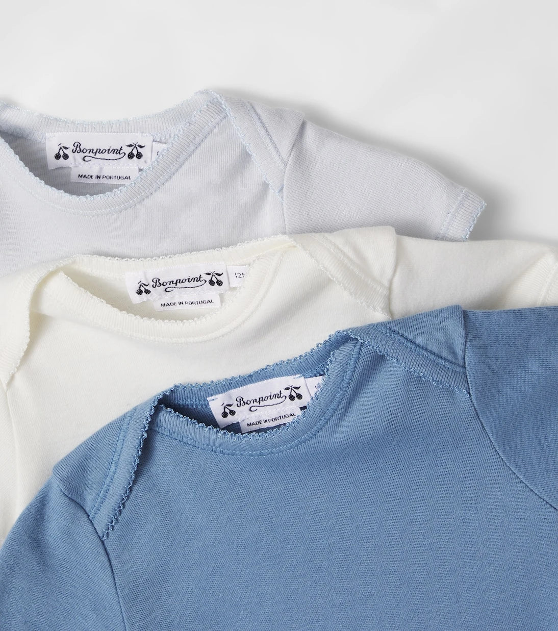 Bonpoint - Baby set of 3 cotton bodysuits
