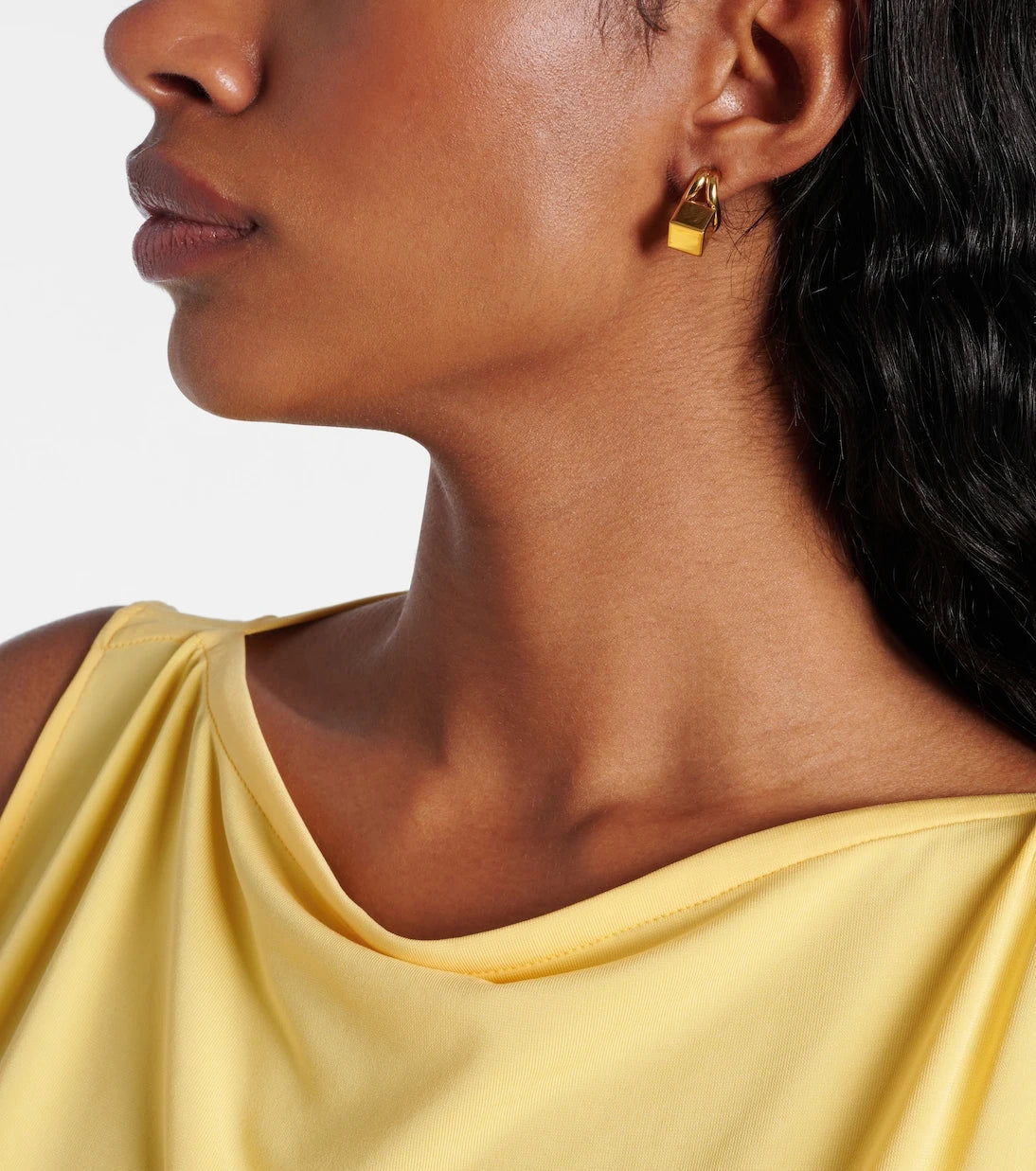 Jacquemus - Les Boucles Nodo asymmetric drop earrings