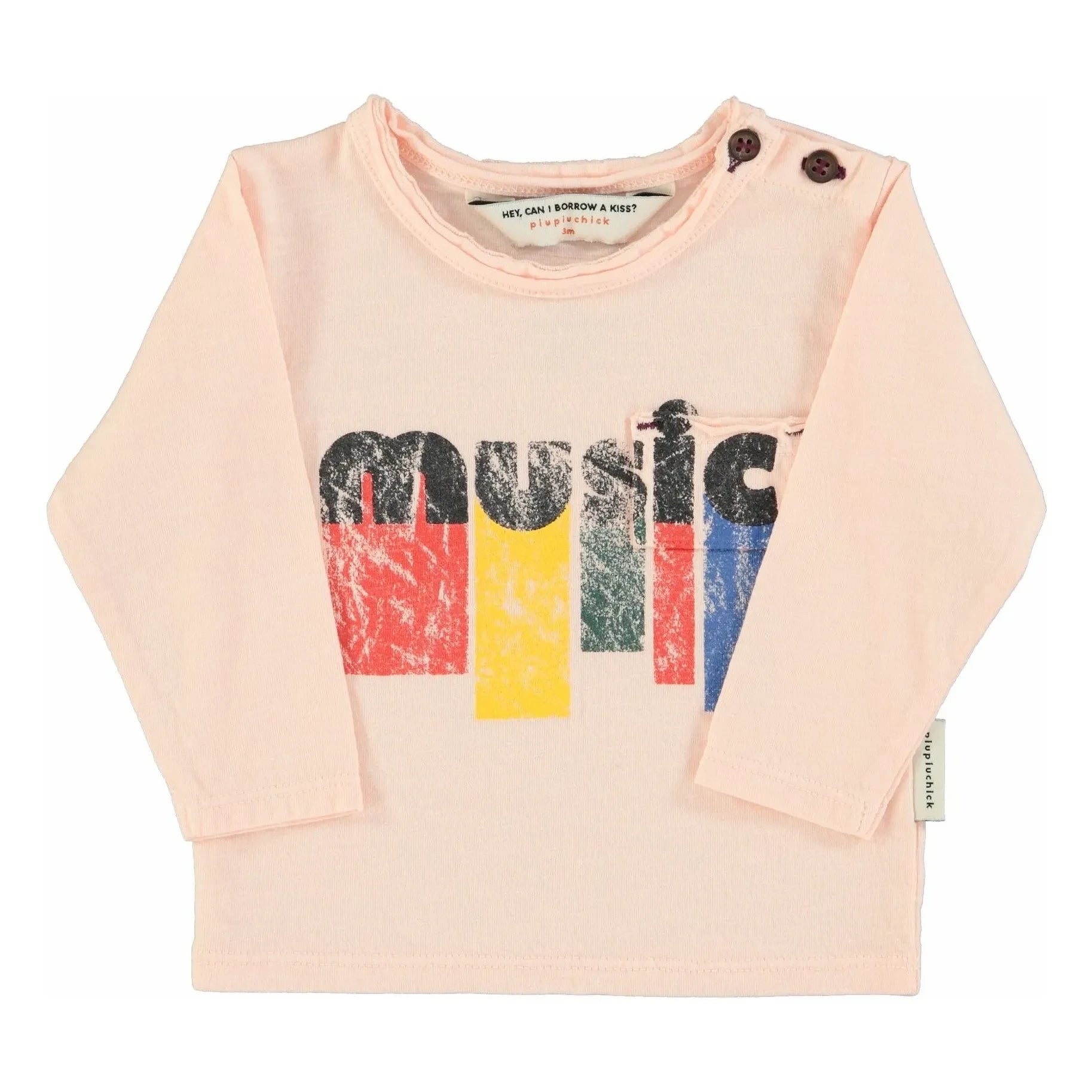Piupiuchick - Music T-shirt | Pale Pink