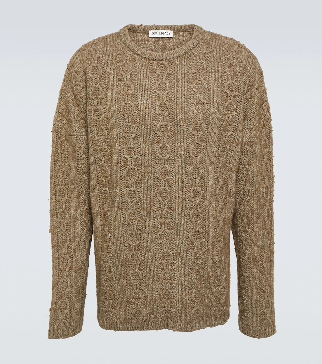 Our Legacy - Aran wool-blend sweater