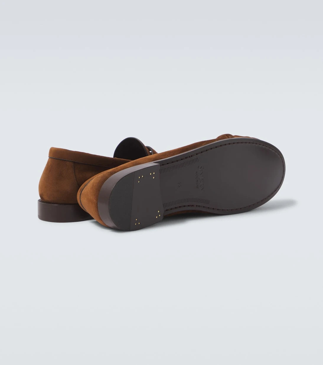 Saint Laurent - Le Loafer Cassandre suede penny loafers