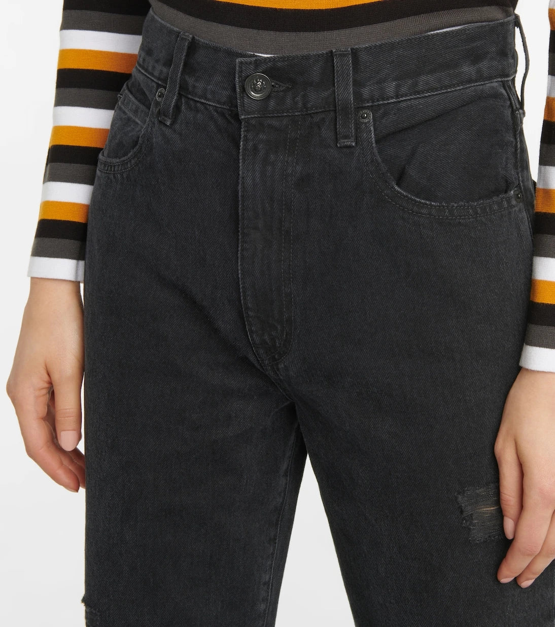 Slvrlake - London high-rise wide-leg jeans