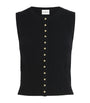 Claudie Pierlot Black Wool Sleeveless Cardigan