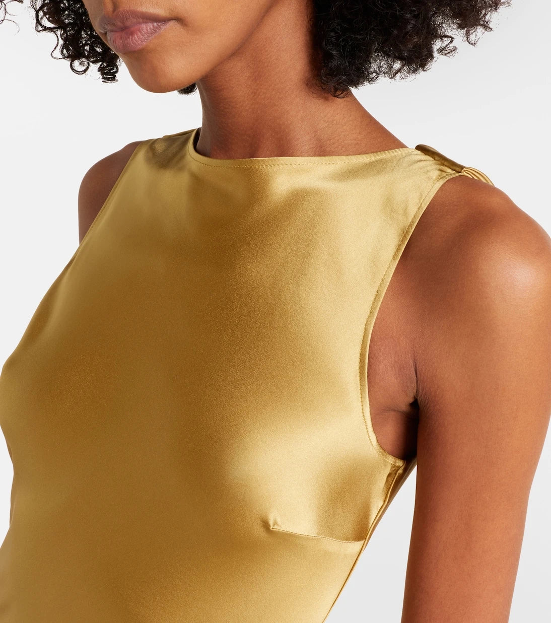 Nina Ricci - Open-back satin gown