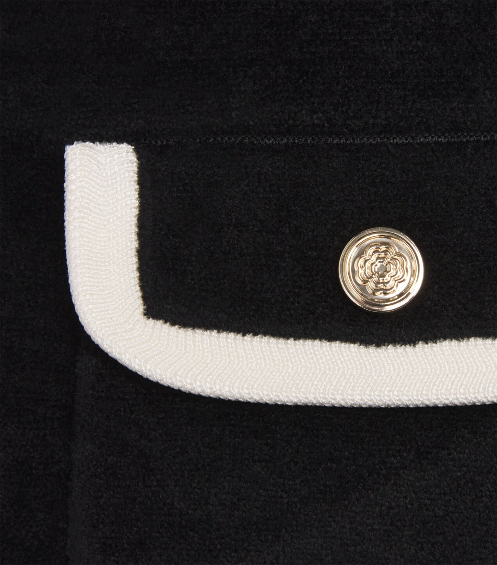 Black Terry Cardigan