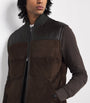 Brioni Brown Suede-Nappa Padded Gilet