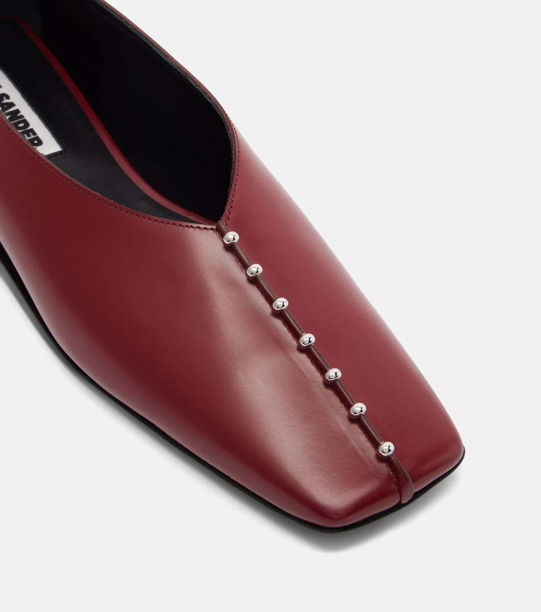 Jil Sander - Embellished leather ballet flats