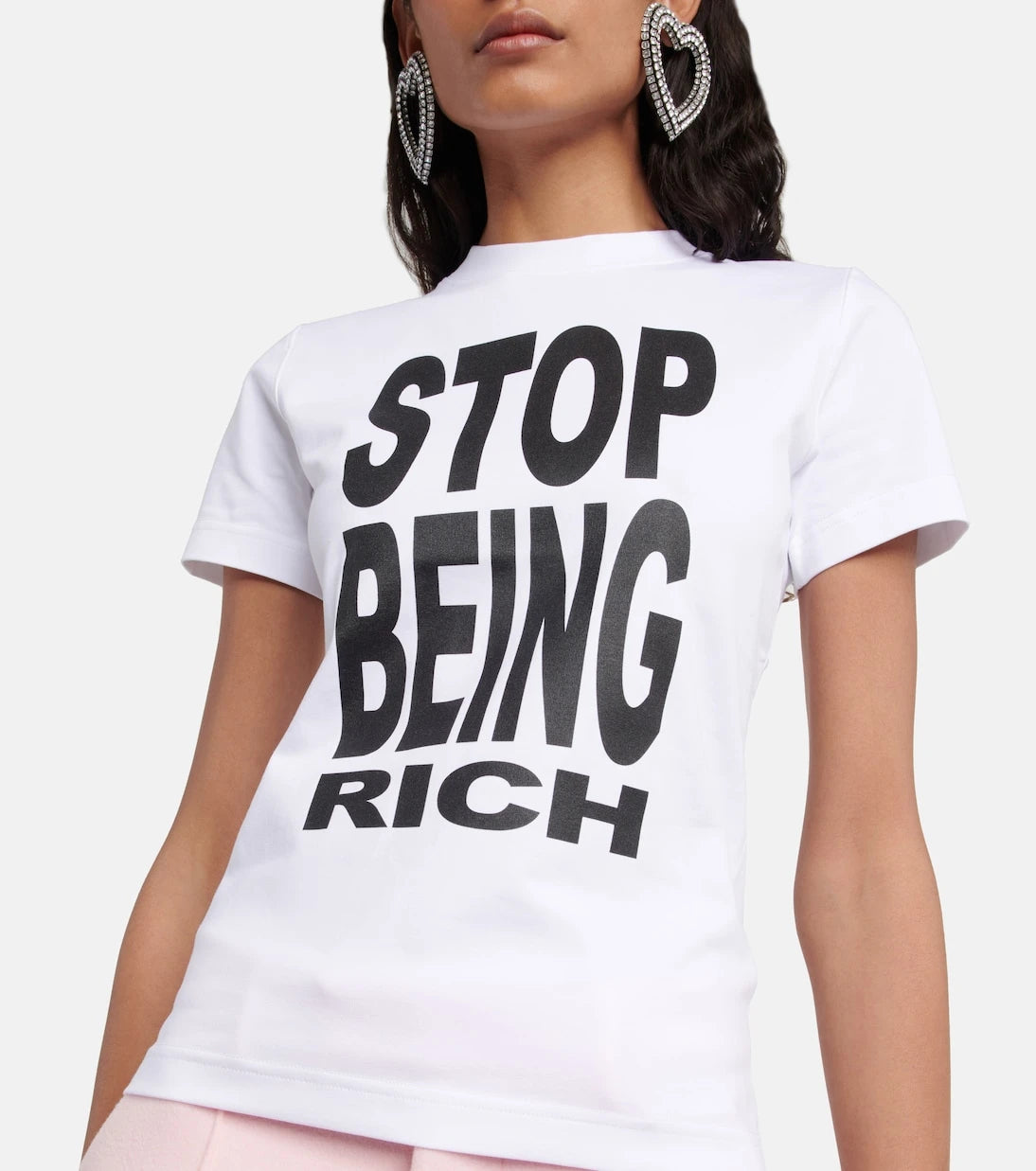 Vetements - Slogan cotton T-shirt