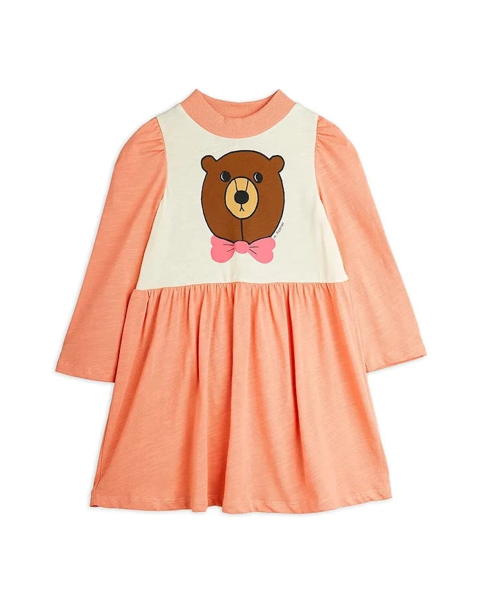 Mini Rodini Bear Çocuk Pamuk Elbise