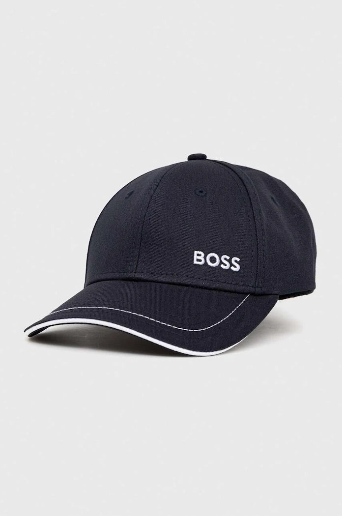 Памучна шапка с козирка BOSS GREEN Cap-1