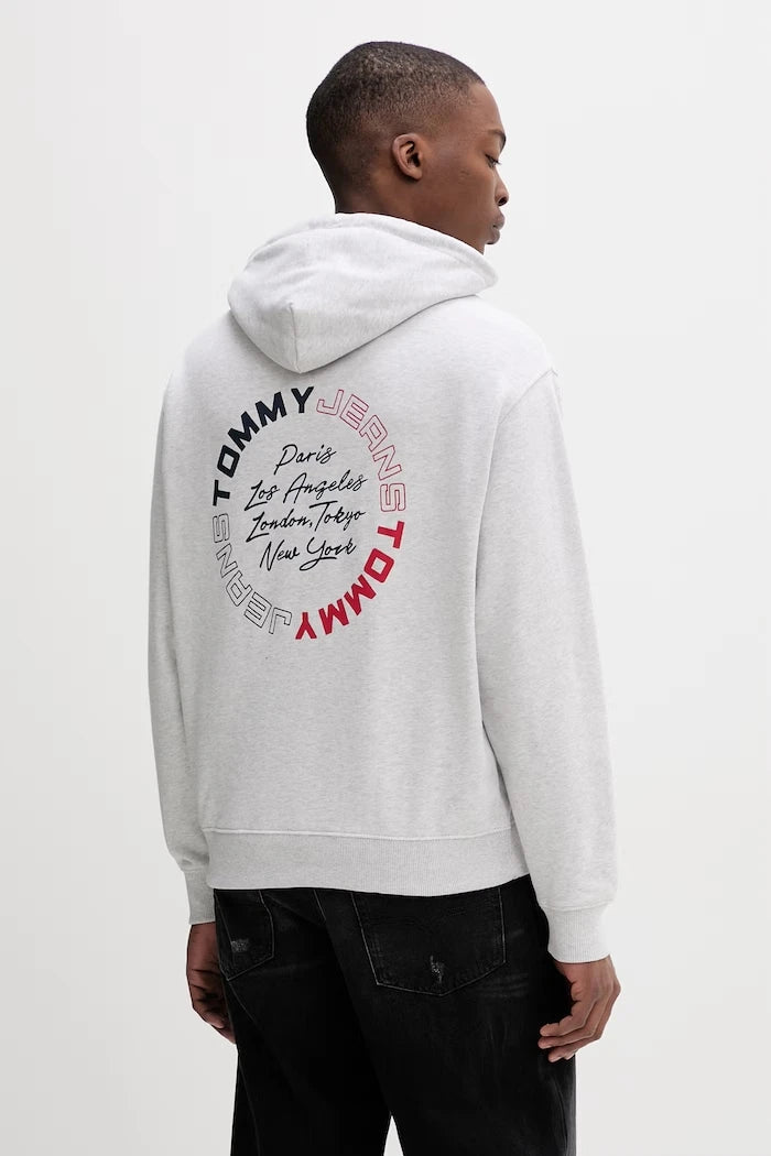 Tommy Jeans суичър с качулка мъжки от памук