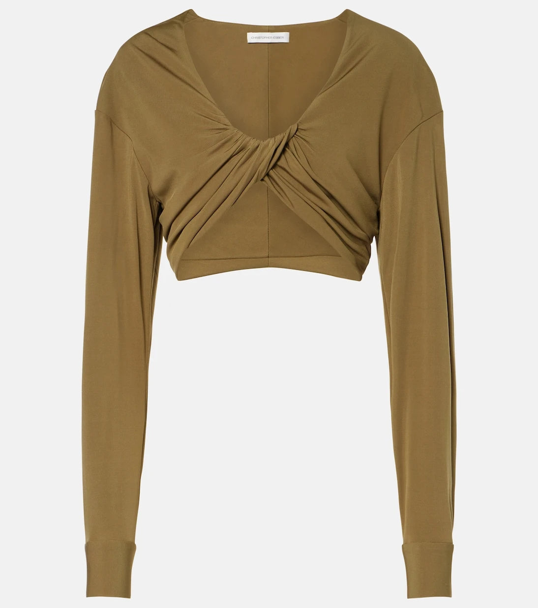 Christopher Esber - Vivenda jersey crop top