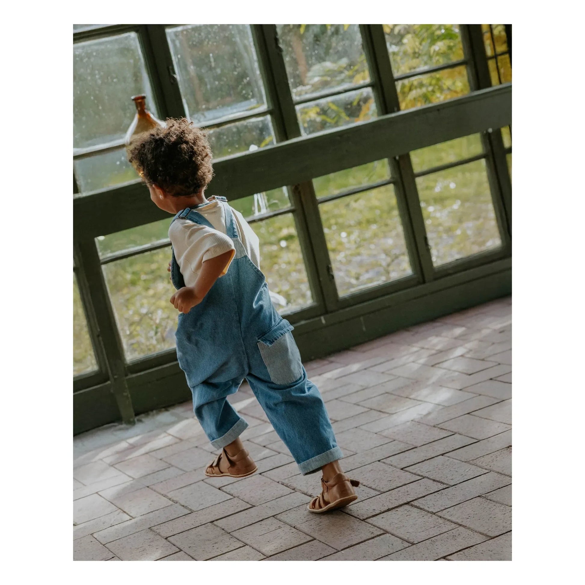 Fliink - Don Denim Dungarees | Light Blue