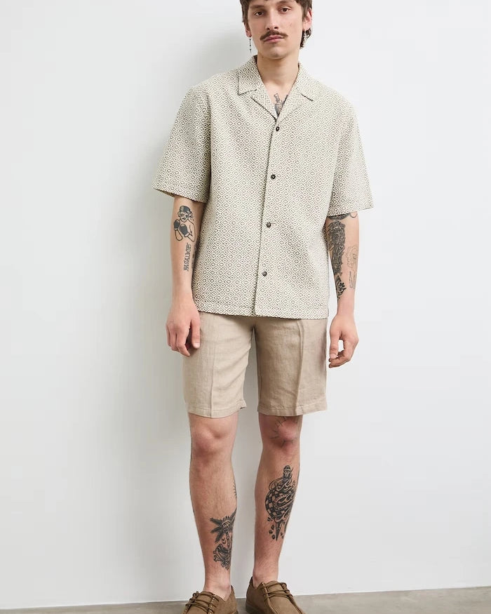 Medicine Erkek Keten Chino Kısa Pantolon