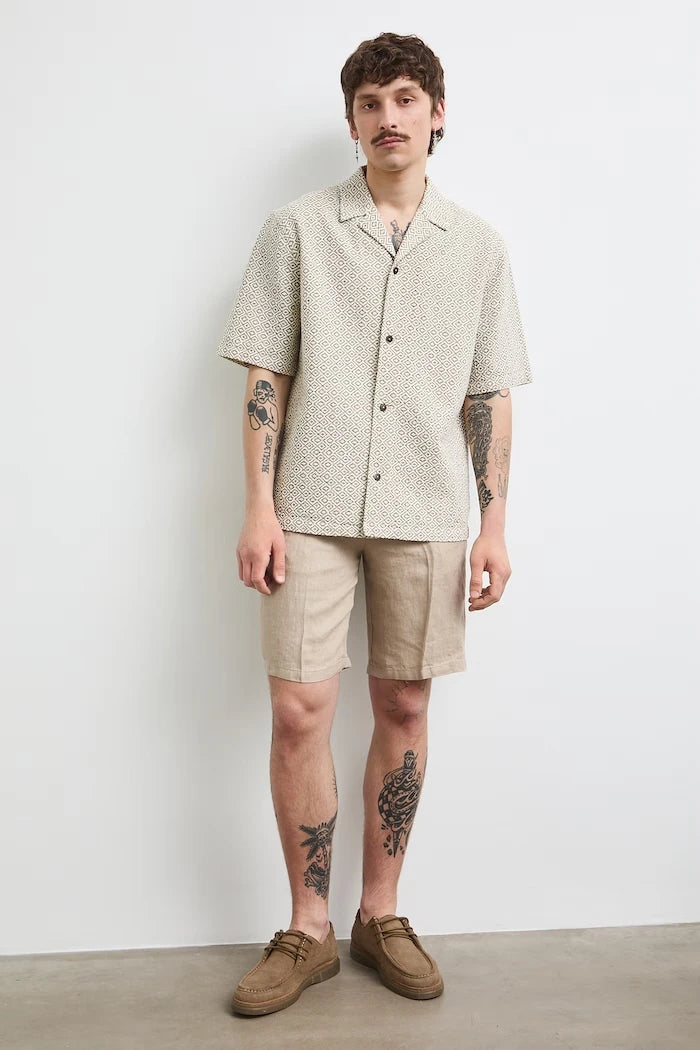 Medicine Erkek Keten Chino Kısa Pantolon