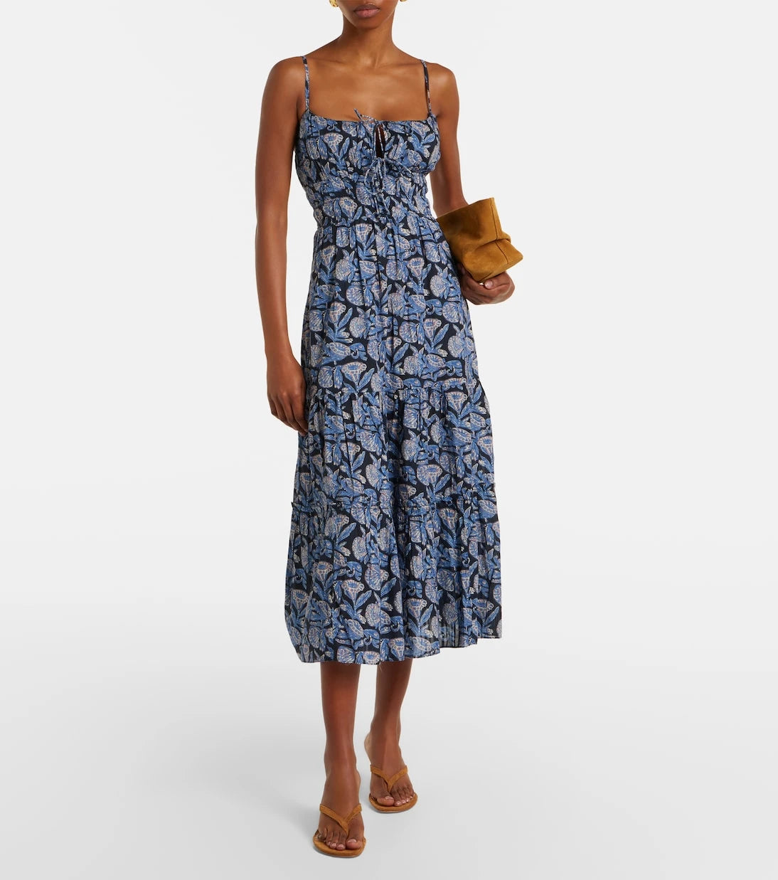 Ulla Johnson - Aydin floral cotton-blend midi dress