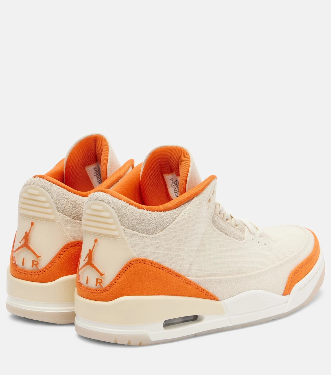 Nike - Air Jordan 3 Retro canvas sneakers