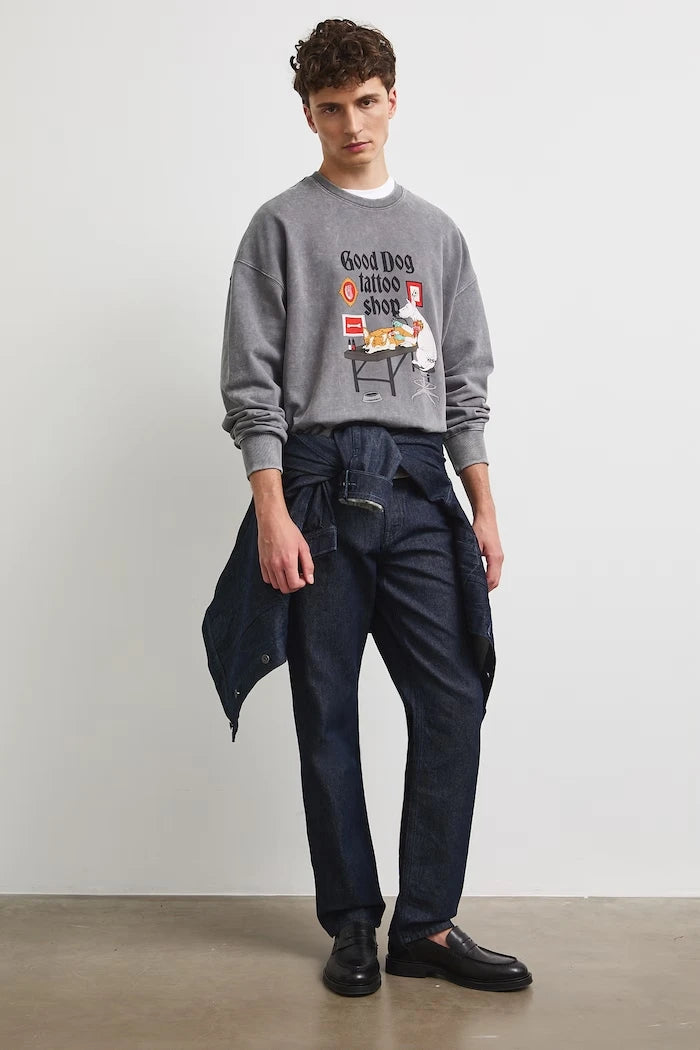 Pamuktan erkek sweatshirt