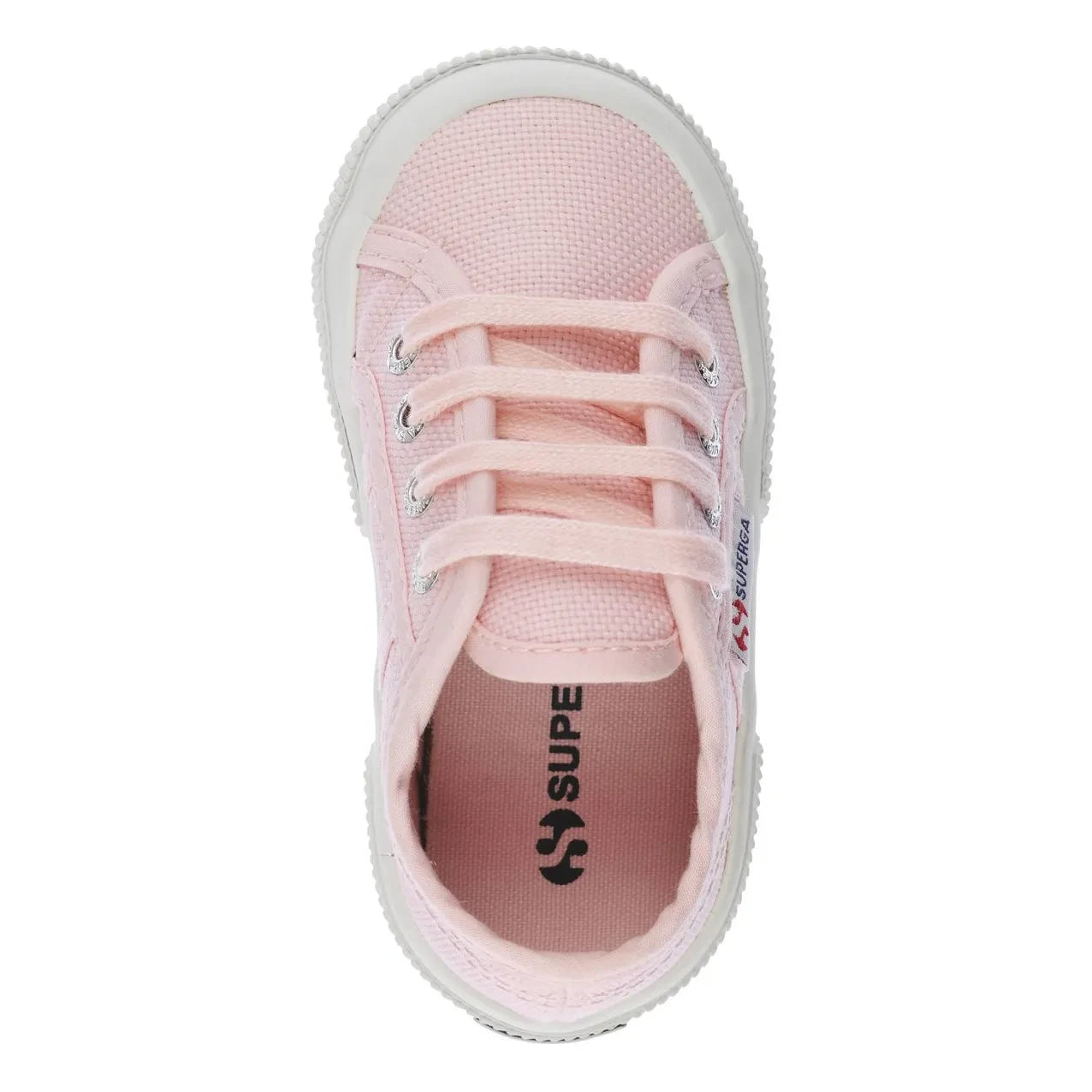 Superga - Low Cotton Laced Sneakers | Pale Pink