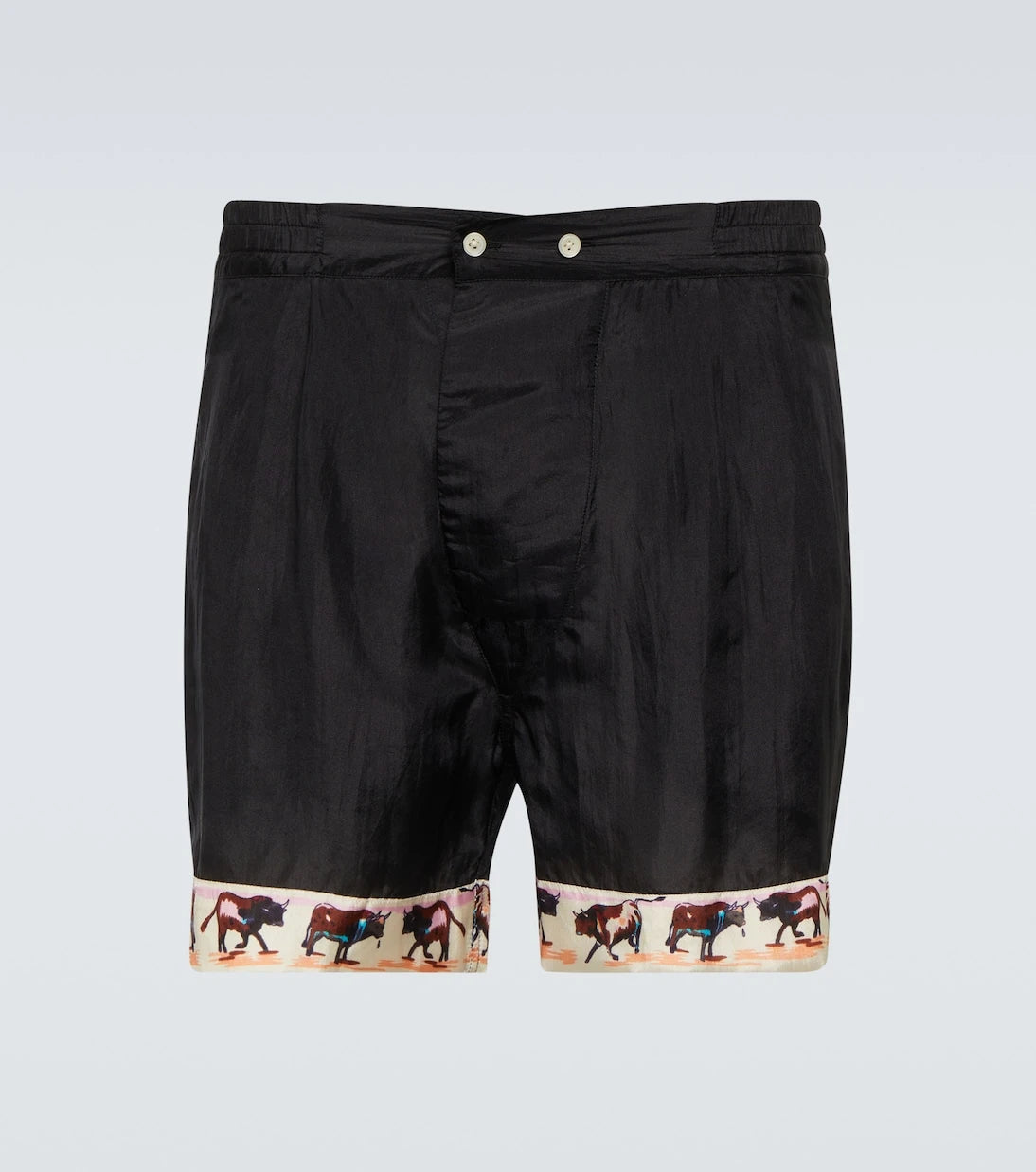Bode - Taureau printed silk boxers