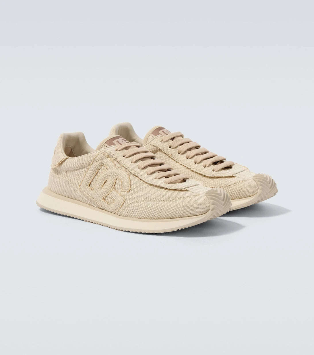 Dolce&Gabbana - Leather-trimmed canvas sneakers