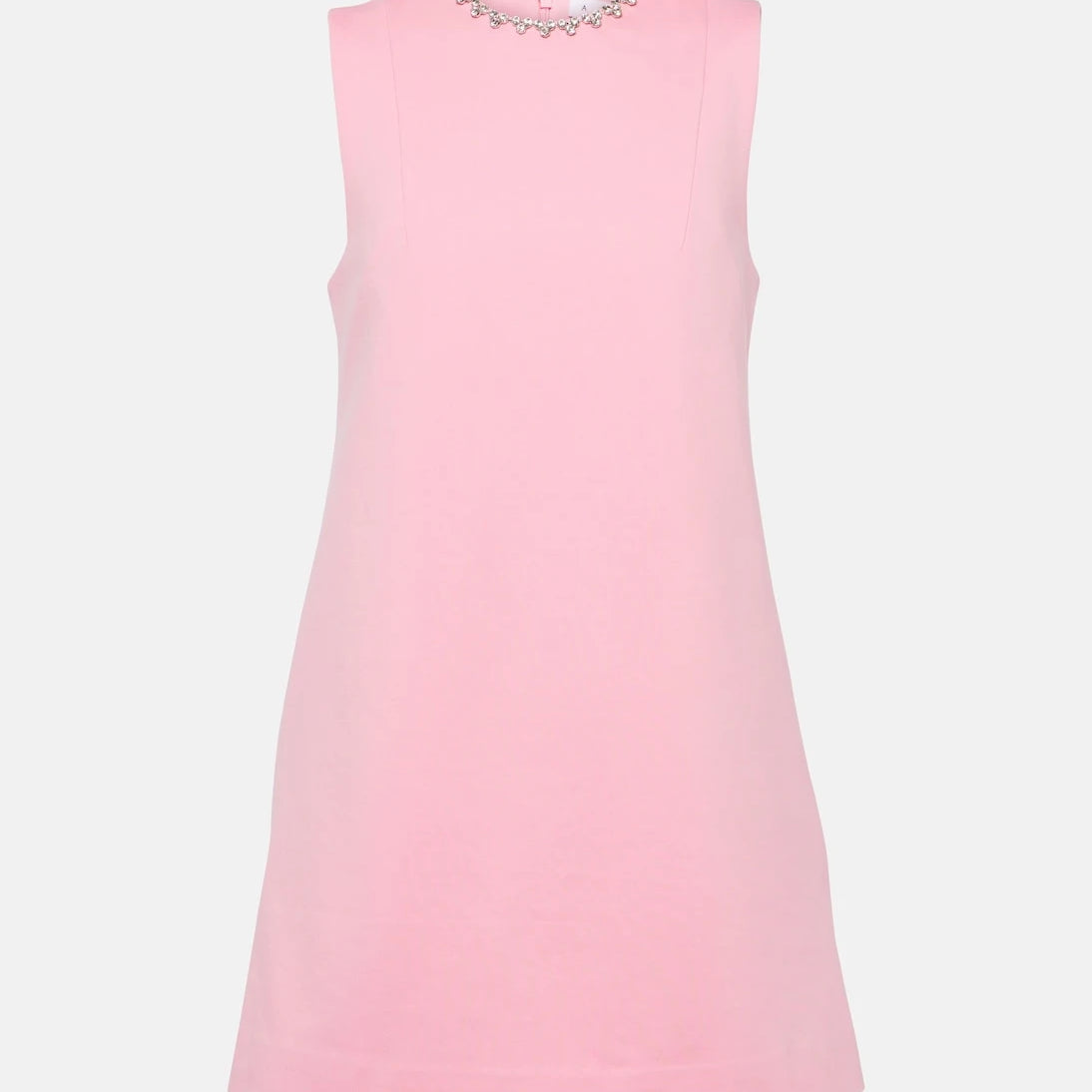 Area - Crystal-embellished cutout minidress