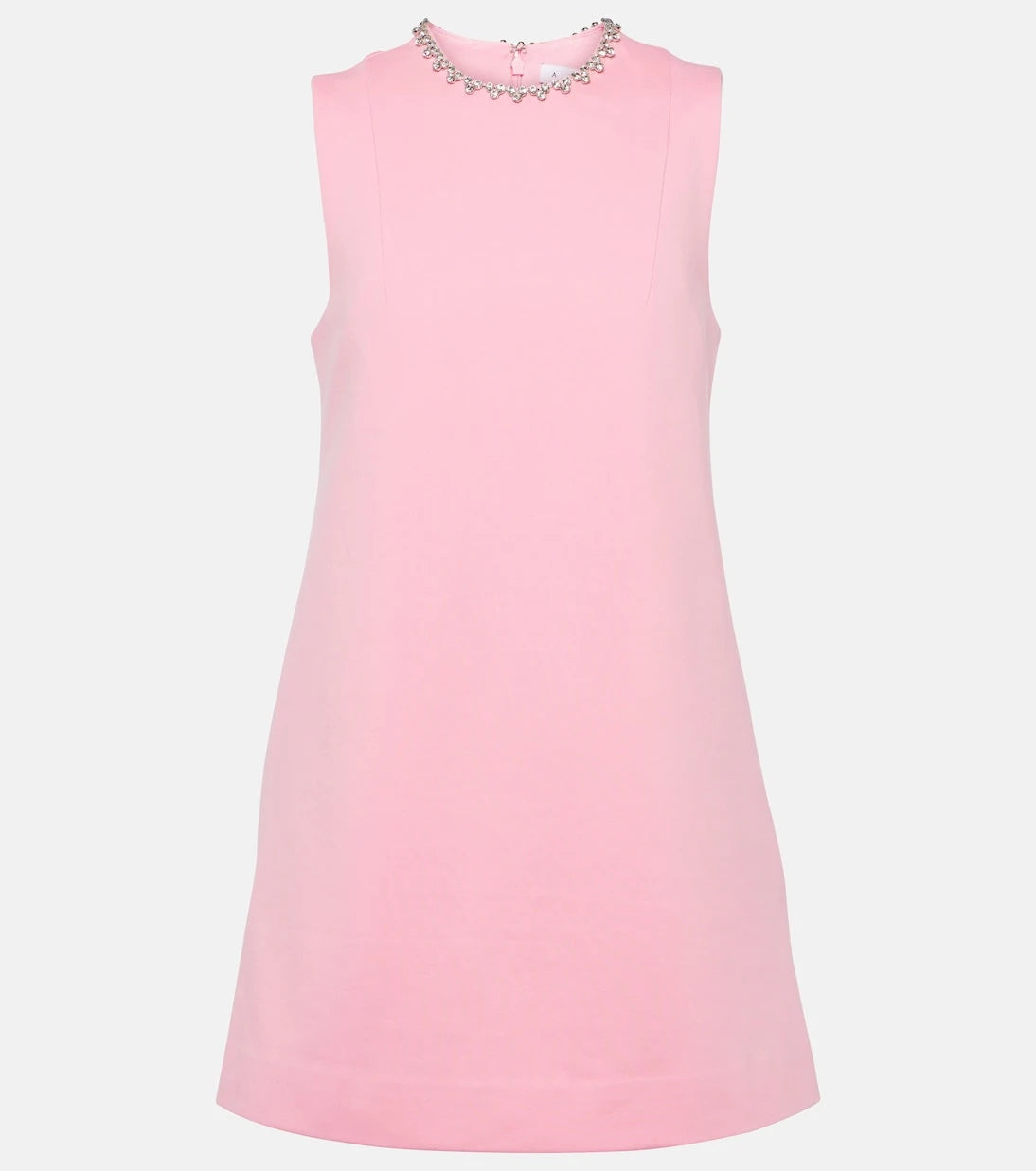 Area - Crystal-embellished cutout minidress