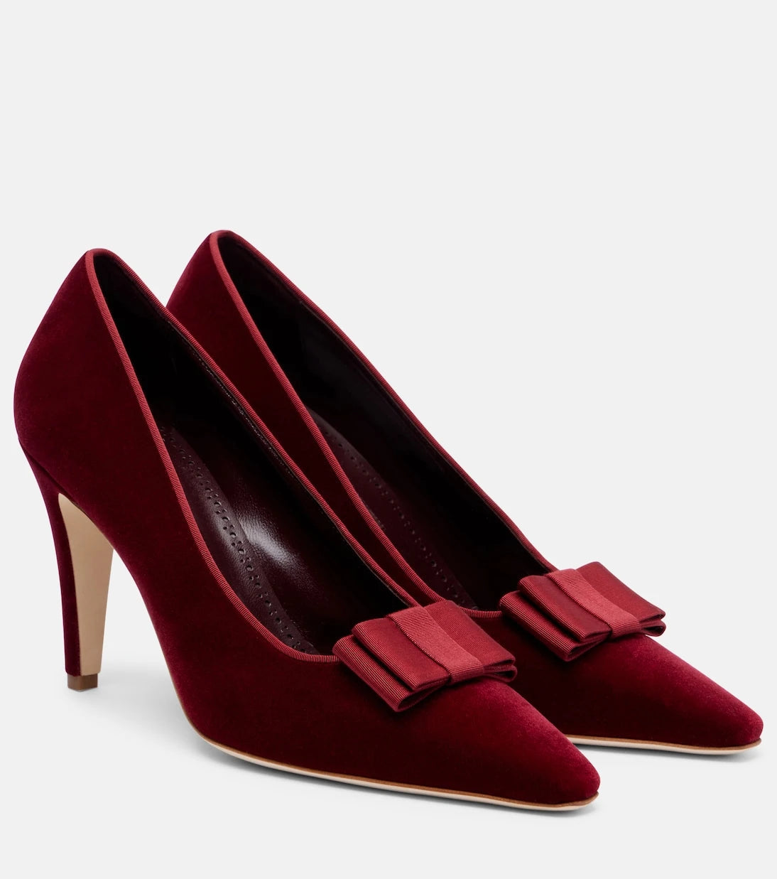 Manolo Blahnik - Reador 90 velvet pumps
