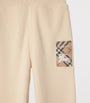 Burberry Kids Cotton Check Label Sweatpants (3-12 Years)