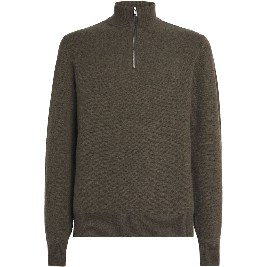 Cashmere Quarter-Zip Sweater